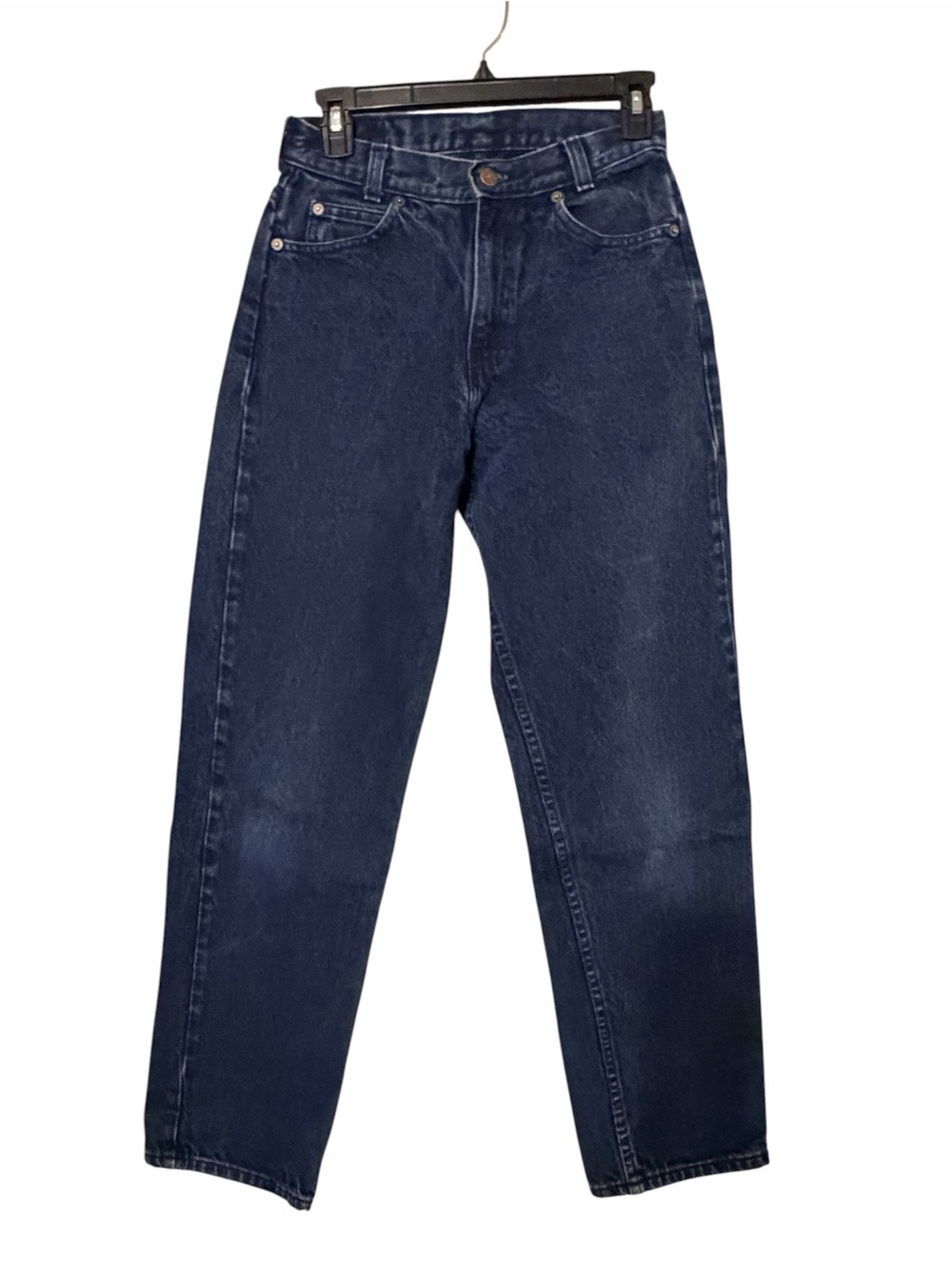 Vintage Arizona Dark Blue High-Waist Straight Leg Jeans